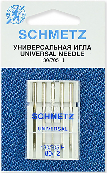 Иглы для швейных машин Schmetz №80 универсальные 5 шт