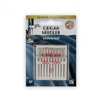 Иглы для швейных машин Organ №70 универсальные 5110070BL